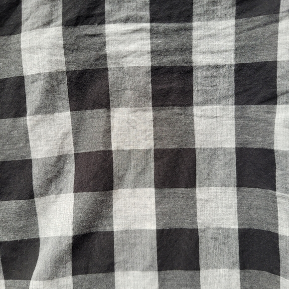 Maison Scotch Buffalo Plaid Blouse, VGUC, Size S - Picture 8 of 8